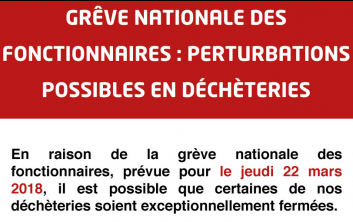 Grève nationale des fonctionnaires le 22 mars 2018