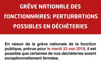 Grève des fonctionnaires du 22 mai 2018