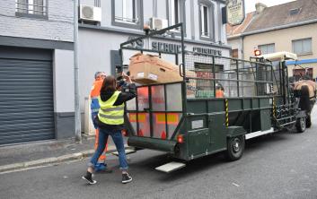 La collecte hippomobile s'est déroulée sans accroc