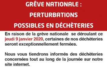 grève nationale du 9 janvier