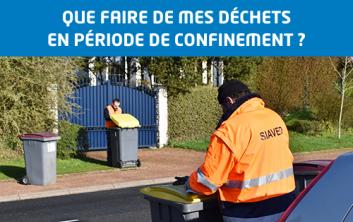 Que faire de mes déchets en période confinement ?