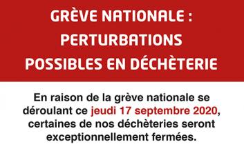 Grève nationale 17 septembre 2020