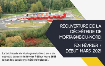 Réouverture de la déchèterie de Mortagne-du-Nord