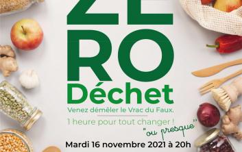 Rencontre / conférence Zéro Déchet au quotidien le 16 novembre 2021 à Bertry