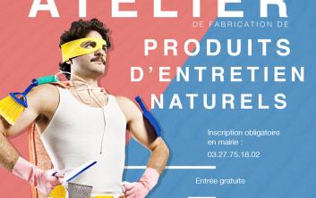 Atelier produit d'entretien au naturel le 13 octobre 2021 à Bertry