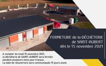 INFO DÉCHÈTERIES : récapitulatif des fermetures de déchèteries