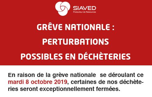08 10 2019 : fermeture potentielle de déchèteries
