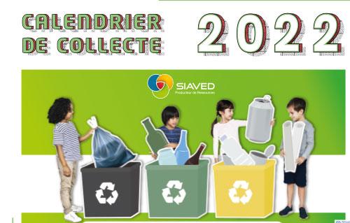 Les calendriers de collecte 2022 sont accessibles en ligne