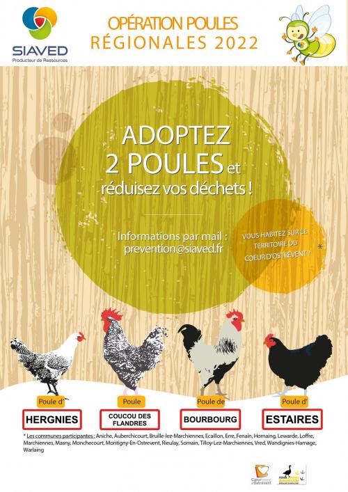 L'opération poules régionales sur la CCCO en 2022