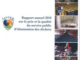 Couverture rapport d'activités 2010 du SIAVED