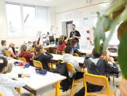 Les ambassadeurs du tri à l'école Berthelot de Denain