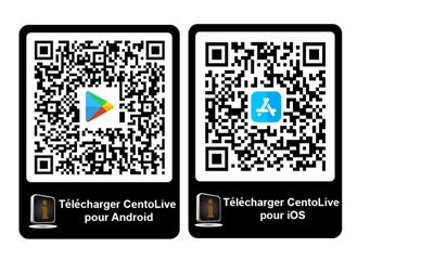 Centolive QR codes